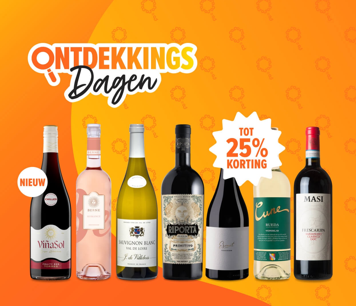 Ontdekkingsdagen! Probeer nieuwe wijnen, of scoor jouw favoriet nu met korting